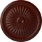Ekena Millwork Juniper Ceiling Medallion (Fits Canopies up to 7"), Hand-Painted Brushed Mahogany, 36"OD x 1 1/2"P CM36JUBMF - alternate 1
